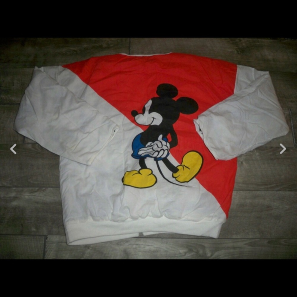Vtg Mickey Mouse Face Pullover Sweatshirt Large - Picture 7 of 9
